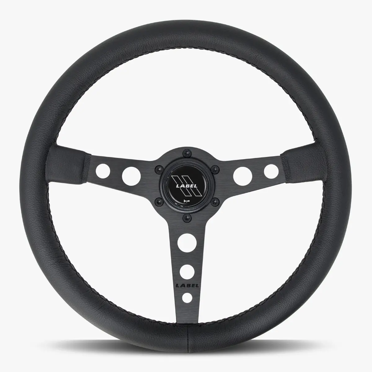 The Daytona | Black Leather | Black Spoke | Black Stitch 1