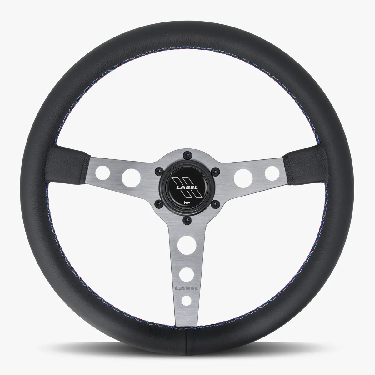 The Daytona | Black Leather | Graphite Spoke | Bavarian Stitch 1