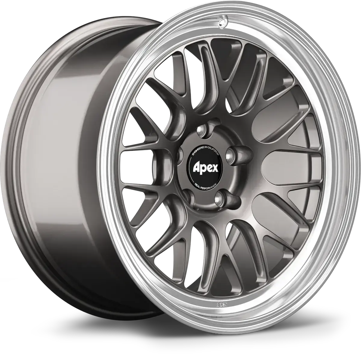 Apex Ml-10Rt Forged Touring Line Wheels Anthracite With Machined Lip 1