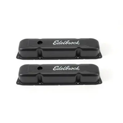 Edelbrock Signature Series Matte Black Valve Covers – Oem+ Fit 1