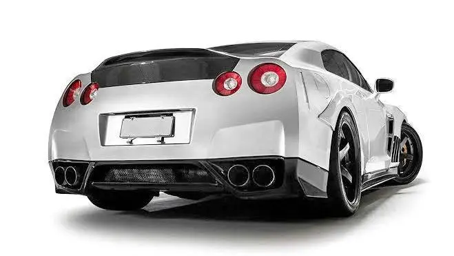 Epr Carbon Fiber Rear Diffuser For Gtr R35 08-11 Oem 1