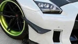 Epr Front Bumper Canards (Oem Front Bumper) 08-12 R35 Gtr 1