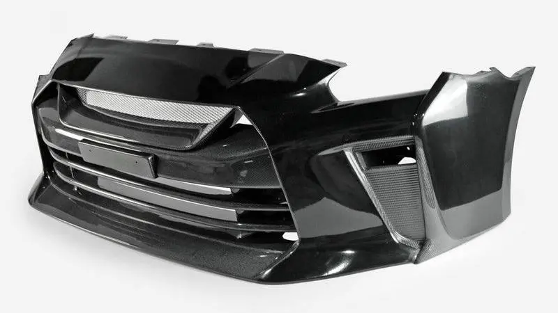 Epr Ts Style Carbon Fiber Front Bumper & Front Lip For Nissan Gtr R35 2008-On 1