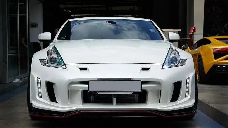 Epr Vrs Style Front Bumper & Front Splitter For 2009-On 370Z Z34 1