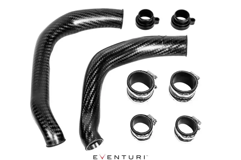 Eventuri Carbon Fibre Charge Pipe Set - Bmw F80 M3 | F82 | F83 M4 Coupe | Convertible | F87 M2 Competition (S55) 1