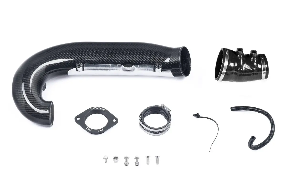 Eventuri Carbon Fibre Turbo Tube V3 - Honda Civic Type R Fk2 1