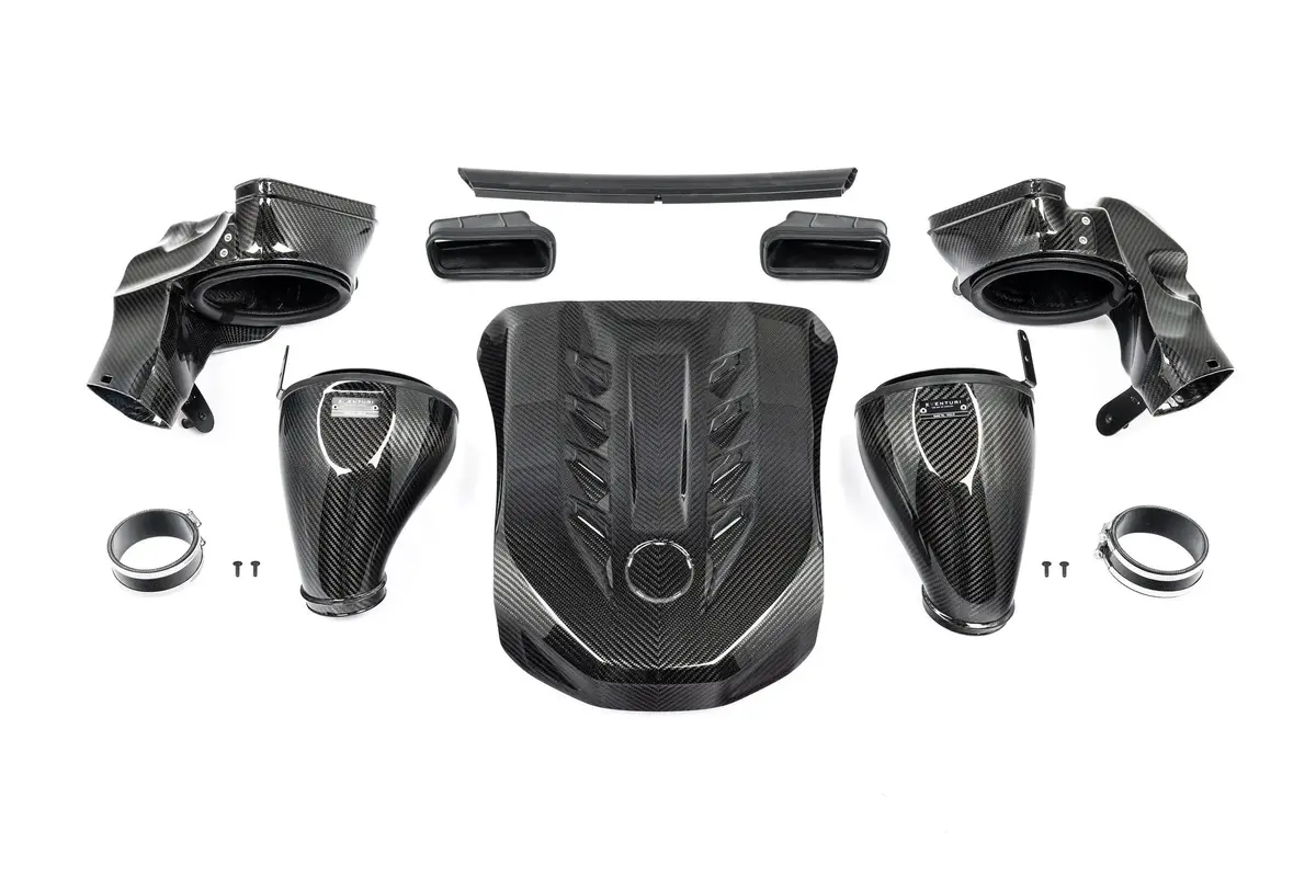 Eventuri Gloss Carbon Fibre Intake System - Bmw G05 X5 M50i | G06 X6 M50i 1