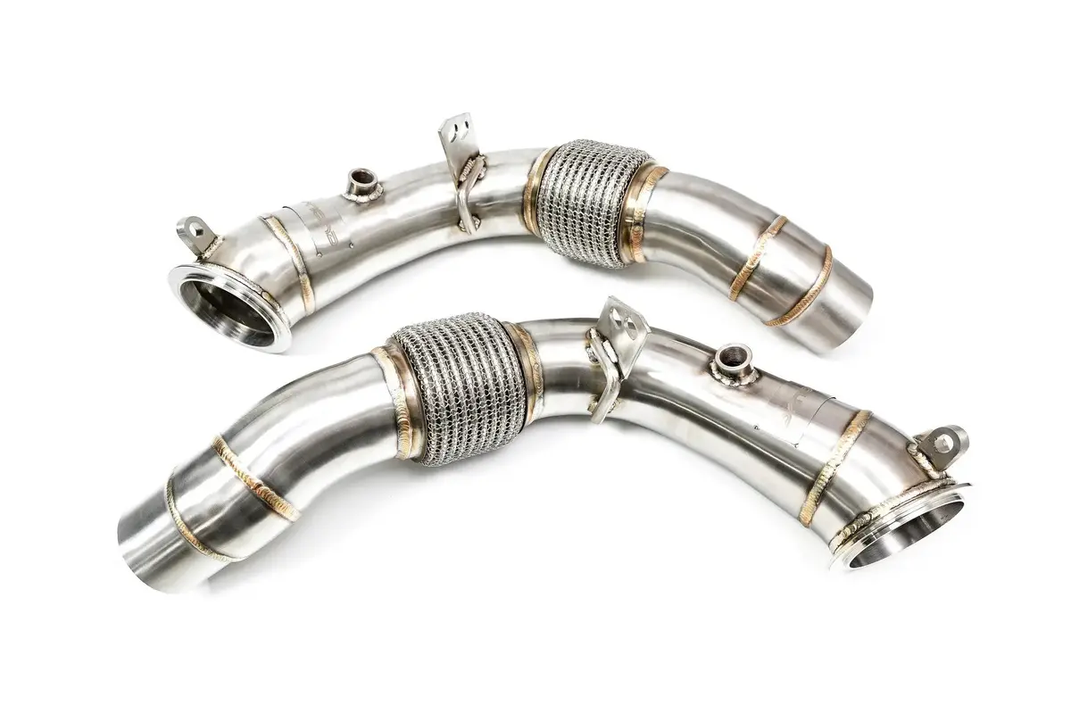 Evolve Catless Turbo Downpipes - Bmw F10 M5 | F12/F13 M6 (S63) 1