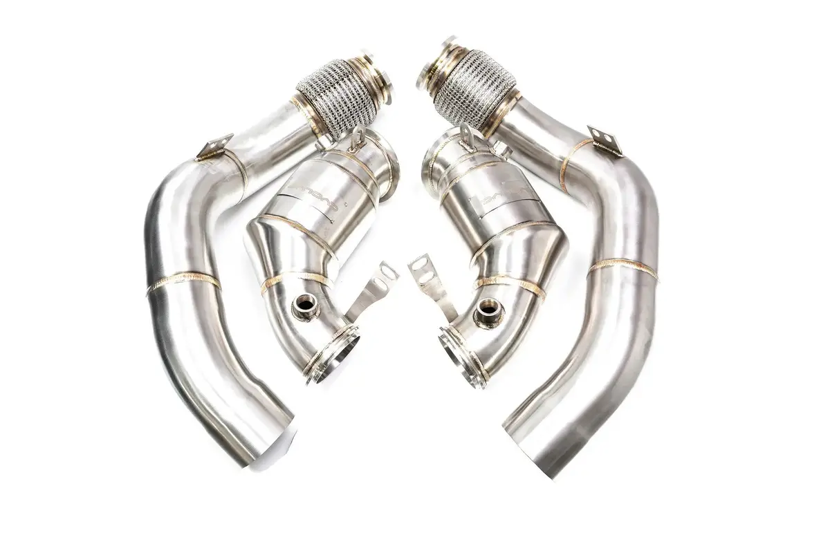 Evolve Catless Turbo Downpipes - Bmw F90 M5 | F92/F93 M8 1