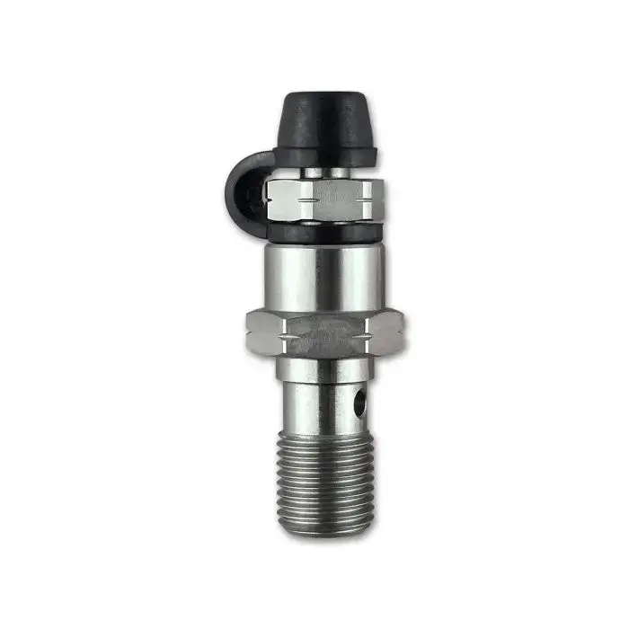 Hel Stainless Steel M10 X 1.00 Banjo Bolt With Bleed Nipple 1