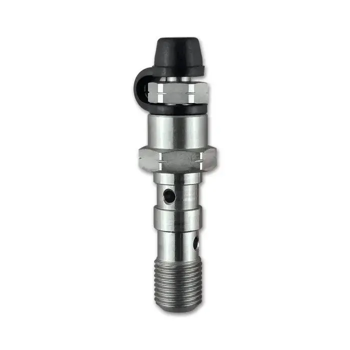 Hel Stainless Steel M10 X 1.00 Double Banjo Bolt With Bleed Nipple 1
