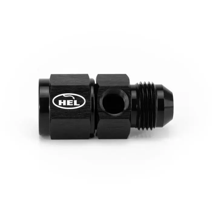 Hel Aluminium -8 An Female To -8 An Male Straight Adapter With 1/8" Npt Sensor Port 1