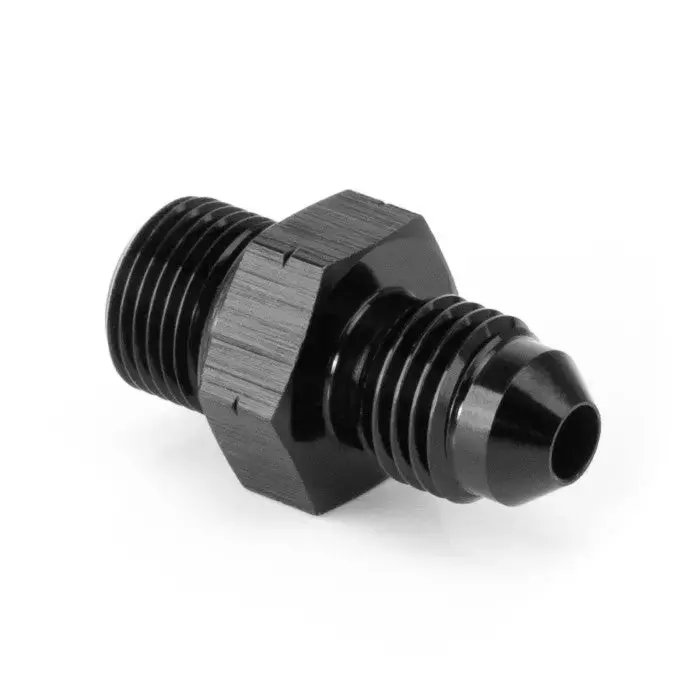 Hel Aluminium -4 An Male To M12 X 1.00 Male Straight Adapter 1