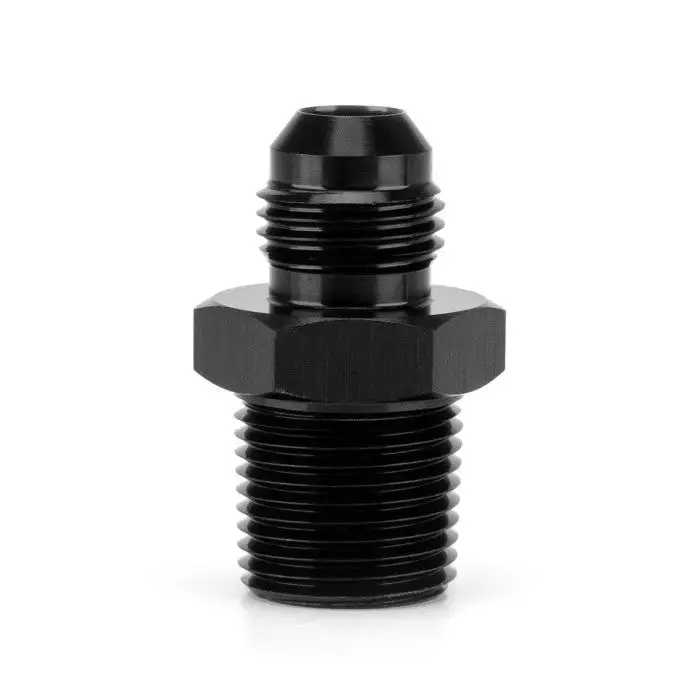 Hel Aluminium An6 Male To 3/8" Npt Male Straight Adapter 1