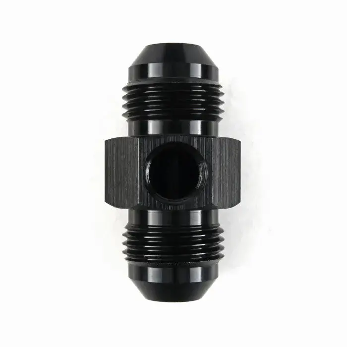 Hel Aluminium -8 An Male To -8 An Male Straight Adapter With 1/8" Npt Sensor Port 1