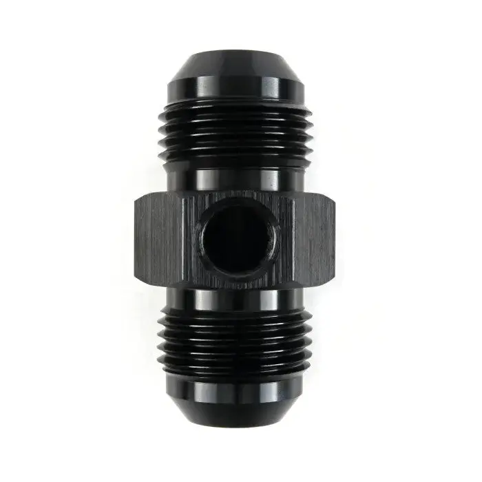 Hel Aluminium -10 An Male To -10 An Male Straight Adapter With 1/8" Npt Sensor Port 1
