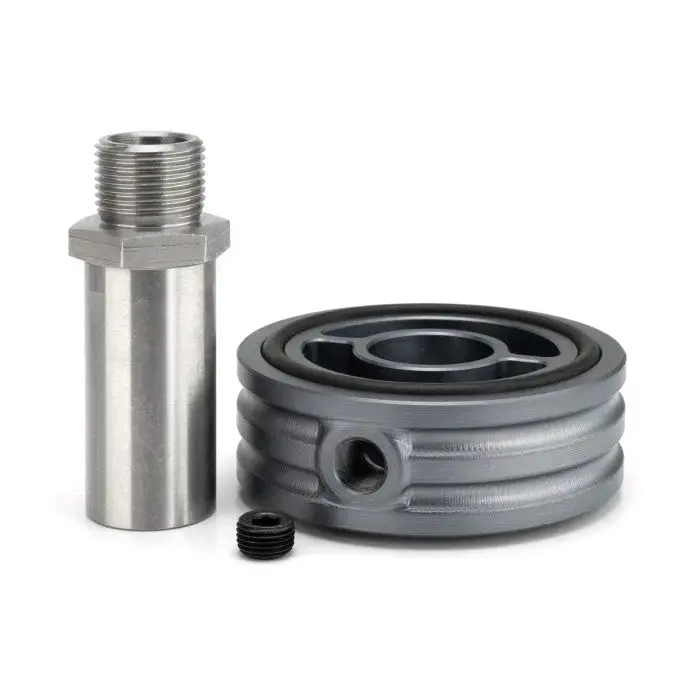 Hel Oil Filter Sandwich Plate Spacer With 1/8" Npt Sensor Ports 1