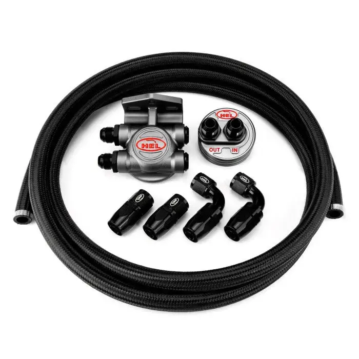 Hel Oil Filter Relocation Kit For M20, M22 Or 3/4" Unf Filters 1