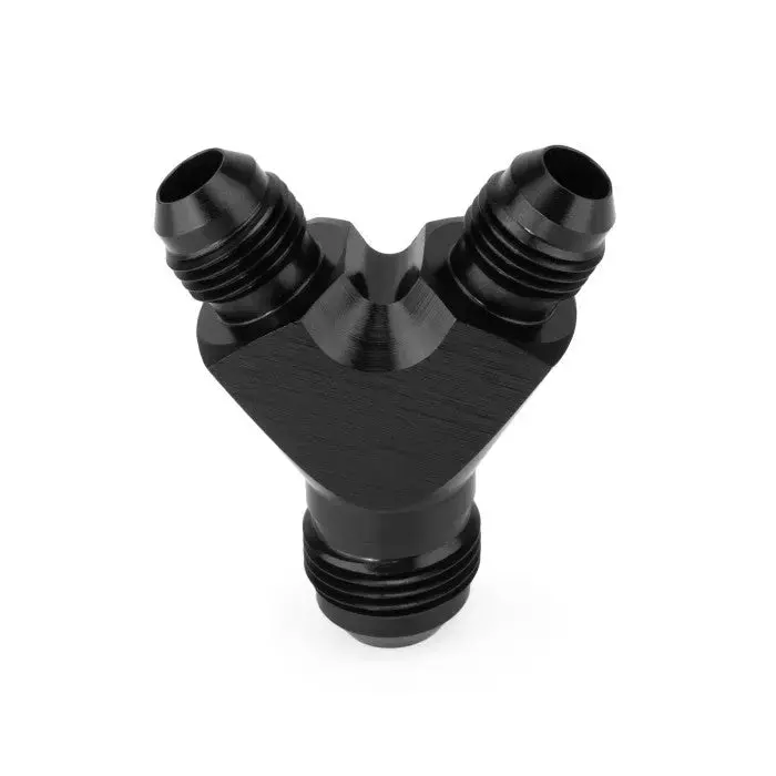 Hel Aluminium -6 An Male Y-Piece Adapter With -8 An Male On The Leg 1
