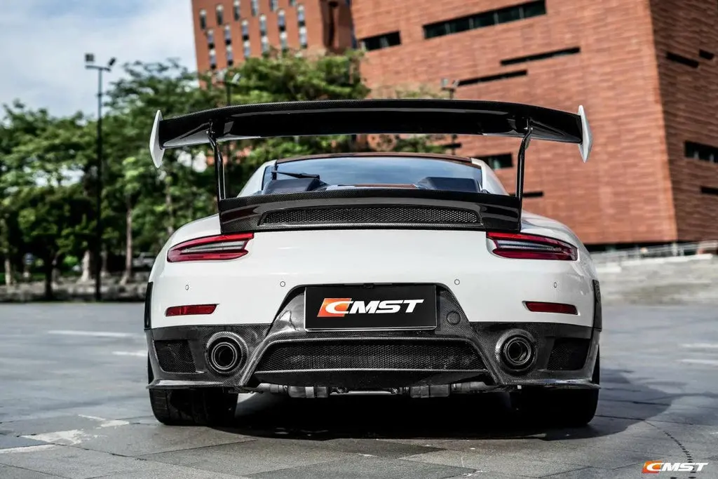 Cmst Tuning Carbon Fiber & Frp Gt2rs Rear Trunk Lid & Wing For Porsche 991 991.1 991.2 Base/S/T/4S/Gts/Turbo S 4