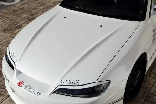 Vertex Edge Hood (Vent, No Nozzle Holes) For 1999-2002 Nissan S15 Silvia 1