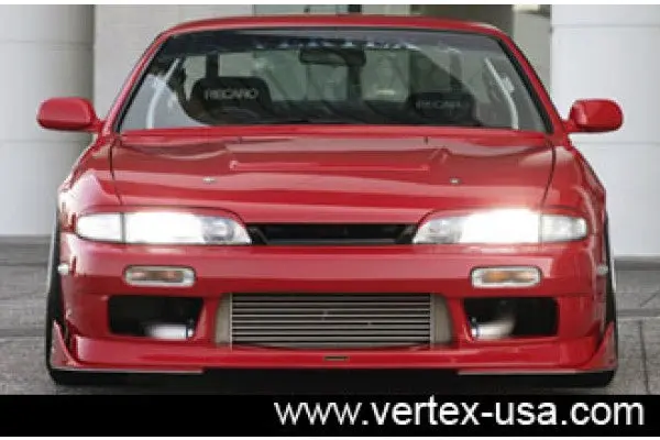 Vertex Front Bumper For 1995-1996 Nissan S14 240Sx Zenki 1