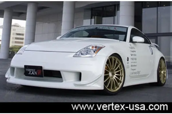 Vertex Lang Large Front Bumper Canards For 2003-2009 Nissan Z33 350Z 1