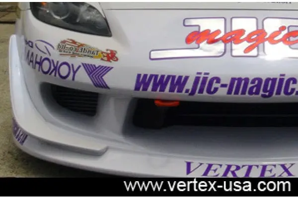 Vertex Lang Front Bumper Canards For 2003-2012 Mazda Se3p Rx-8 1