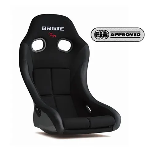 Bride Zieg Iv Wide Bucket Seat - Black Carbon Black Shell / Silver Frp Shell 1