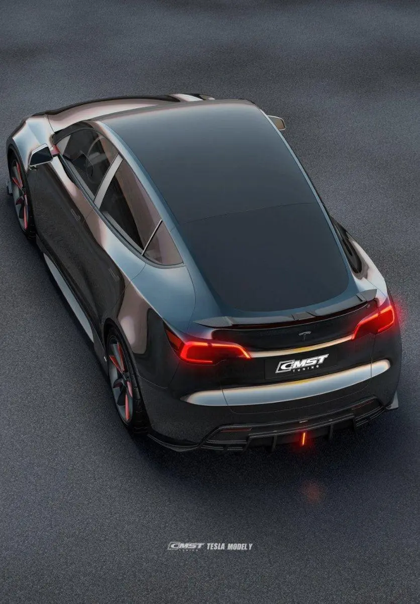 Cmst Tuning Carbon Fiber Side Skirts Ver.4 For Tesla Model Y 4