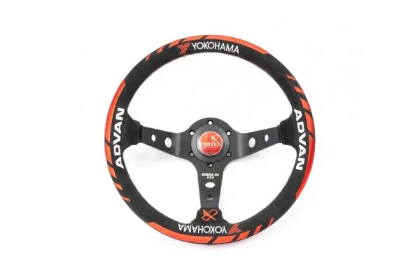 Vertex X Advan Collaboration Steering Wheel-Suede Version 2 330Mm X 90Mm Deep (Limited Edition) 1