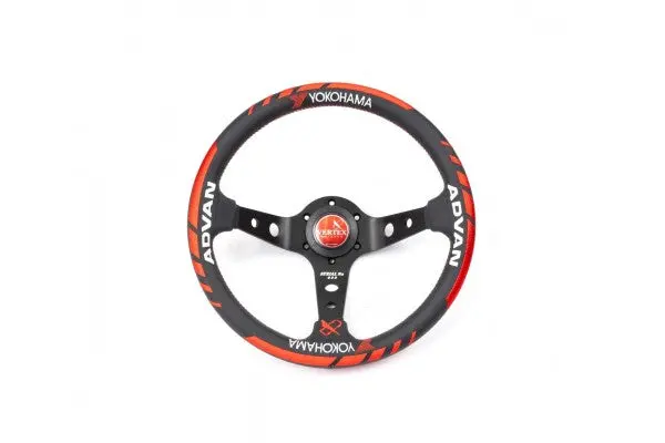 Vertex X Advan Collaboration Steering Wheel-Leather Version 330Mm X 90Mm Deep (Limited Edition) 1