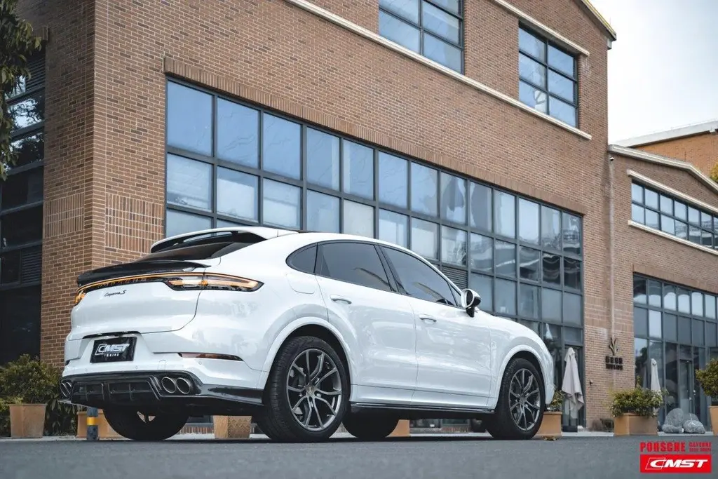 Cmst Tuning Carbon Fiber & Frp Rear Diffuser For Porsche Cayenne 9Y0 9Y0.1/9Y3/9Y3.1/S/Turbo S 3