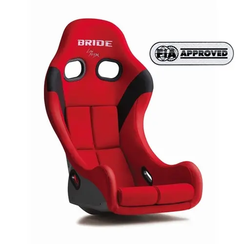 Bride Zieg Iv Bucket Seat - Red Carbon Black Shell / Silver Frp Shell 1