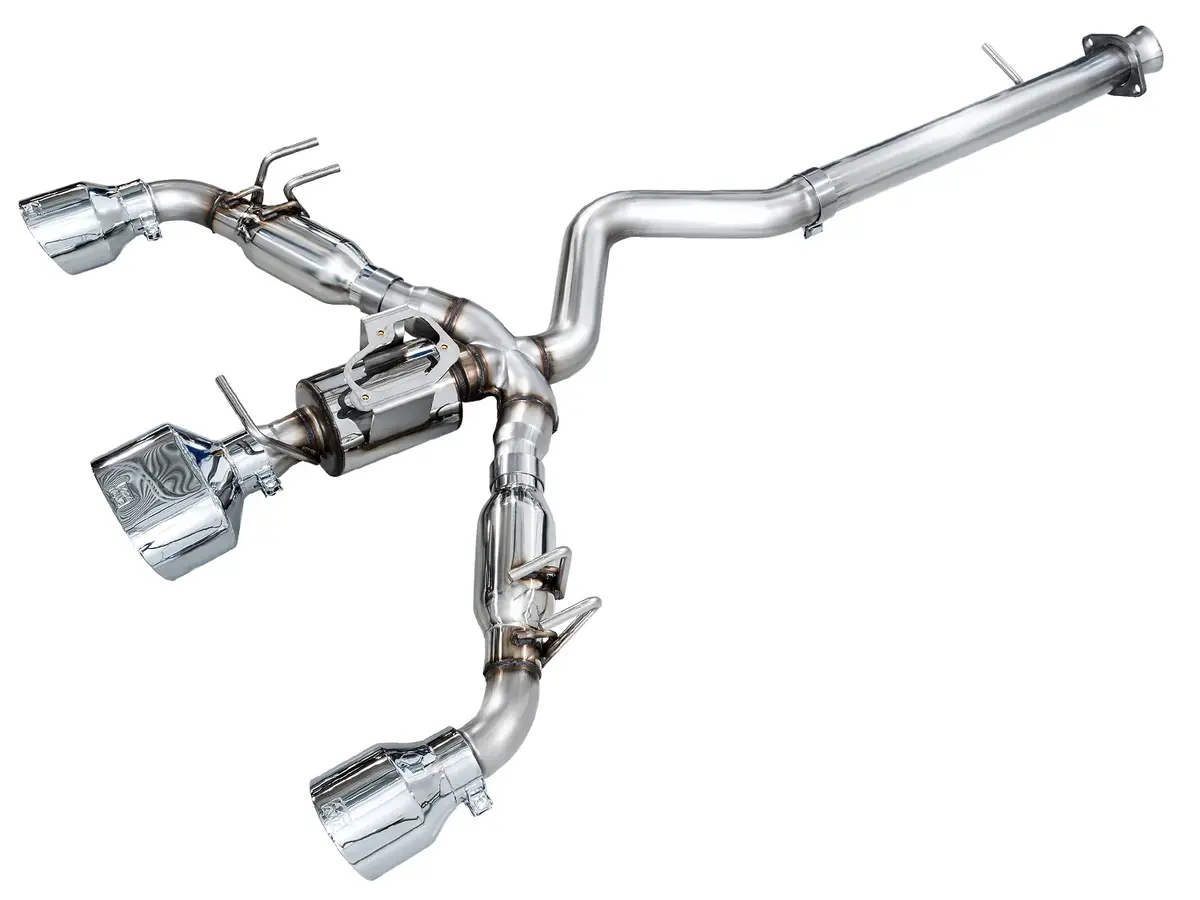 Awe Tuning Track Edition Exhaust For Gr Corolla - Chrome Tips 2022+ 1