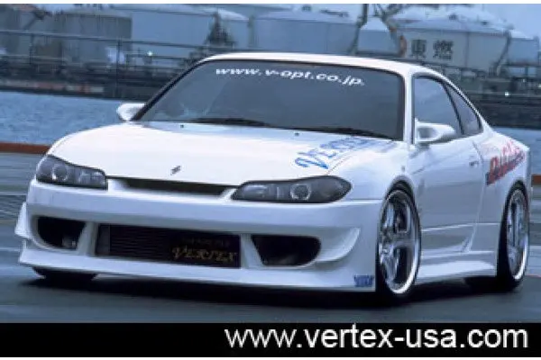 Vertex Ridge Widebody Kit (Small Canards,No Fender Vents) For 1999-2002 Nissan S15 Silvia 1