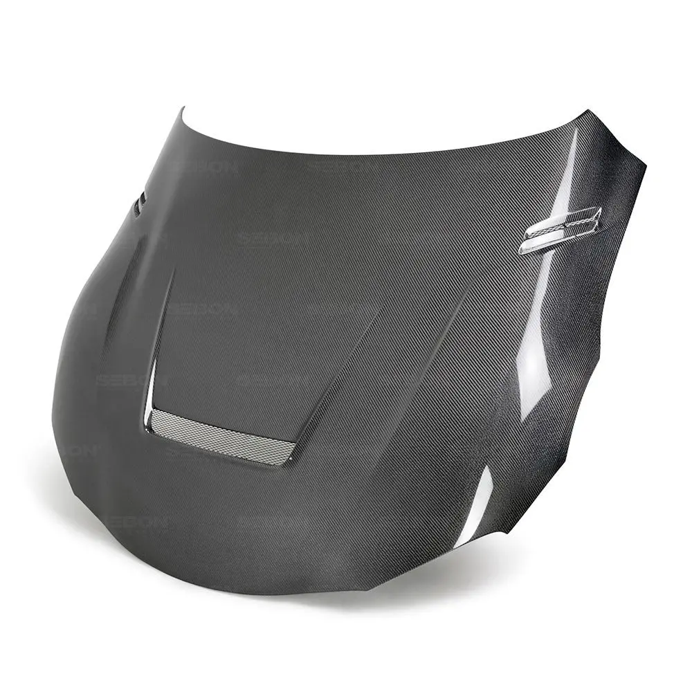 Vs-Style Double-Sided Carbon Fiber Hood For 2020-2021 Toyota Gr Supra 1