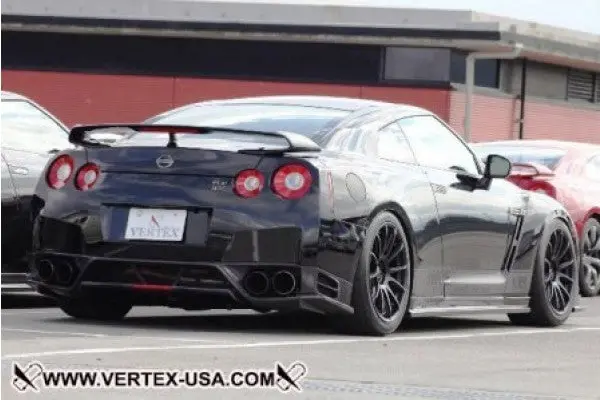 R-Vertex 2010 Nissan Gtr R35 Rear Half Spoiler 1