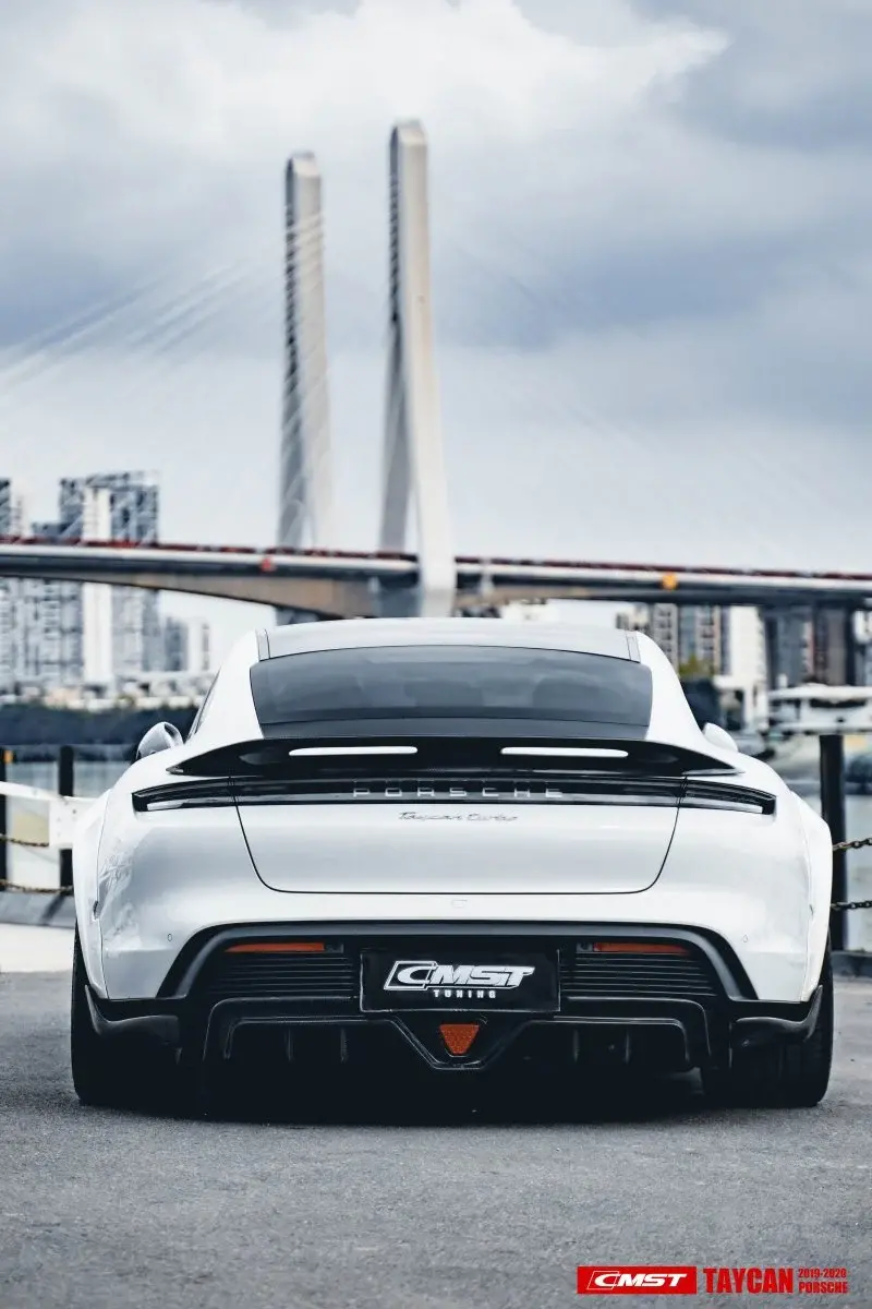 Cmst Tuning Carbon Fiber & Frp Rear Spoiler For Porsche Taycan 9J1 Rwd/4S/Gts/Turbo S 2