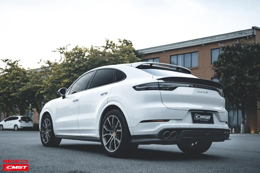 Cmst Tuning Carbon Fiber & Frp Rear Diffuser For Porsche Cayenne 9Y0 9Y0.1/9Y3/9Y3.1/S/Turbo S 4