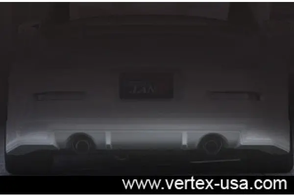 Vertex Lang Rear Under Diffuser For 2003-2009 Nissan Z33 350Z 1