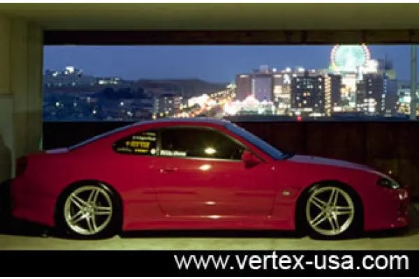 Vertex Side Skirts For 1999-2002 Nissan Silvia S15 1