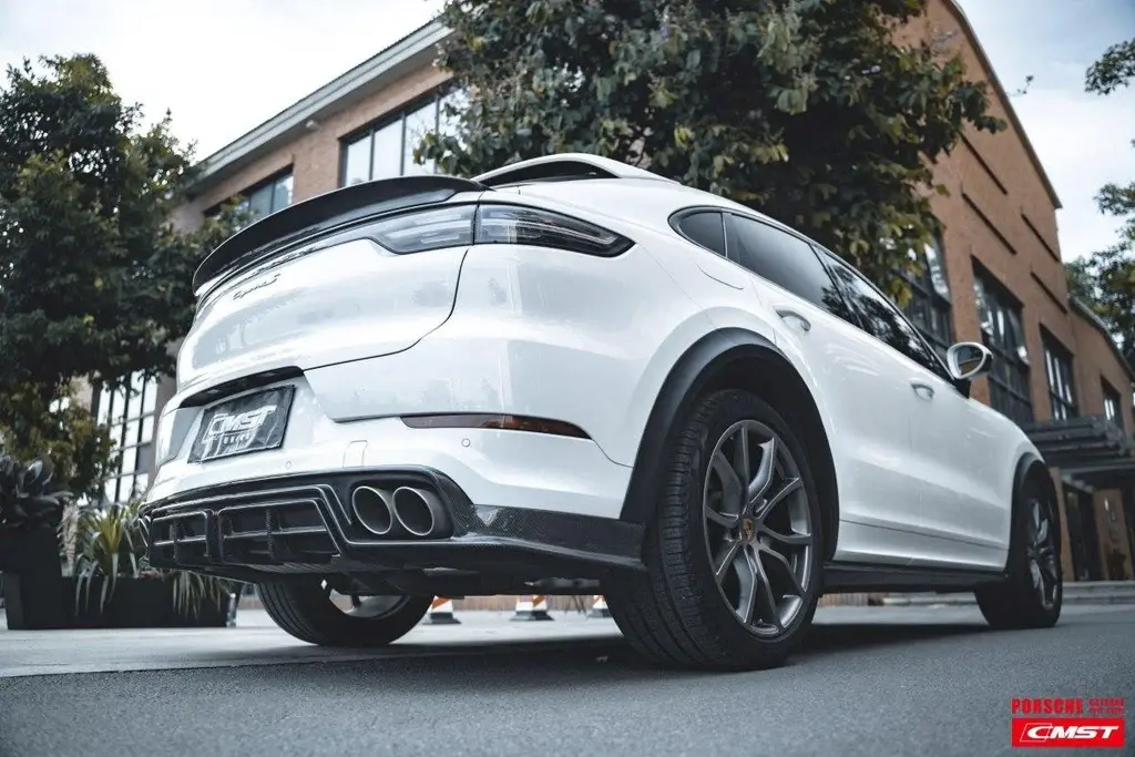 Cmst Tuning Carbon Fiber & Frp Rear Diffuser For Porsche Cayenne 9Y0 9Y0.1/9Y3/9Y3.1/S/Turbo S 2