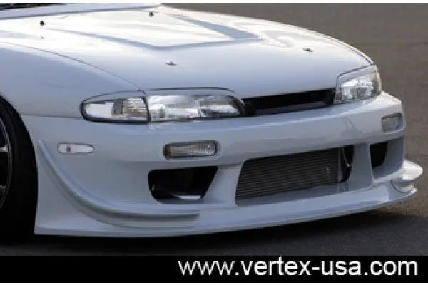 Vertex Lang Front Bumper Canards For 1995-1996 Nissan S14 240Sx Zenki 1