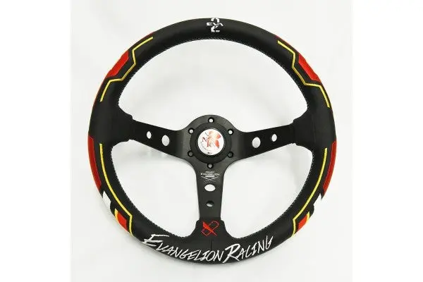 Vertex X Evangelion Racing Collaboration Steering Wheel Ver.2-Leather 330Mm X 90Mm Deep (Limited Edition) 1