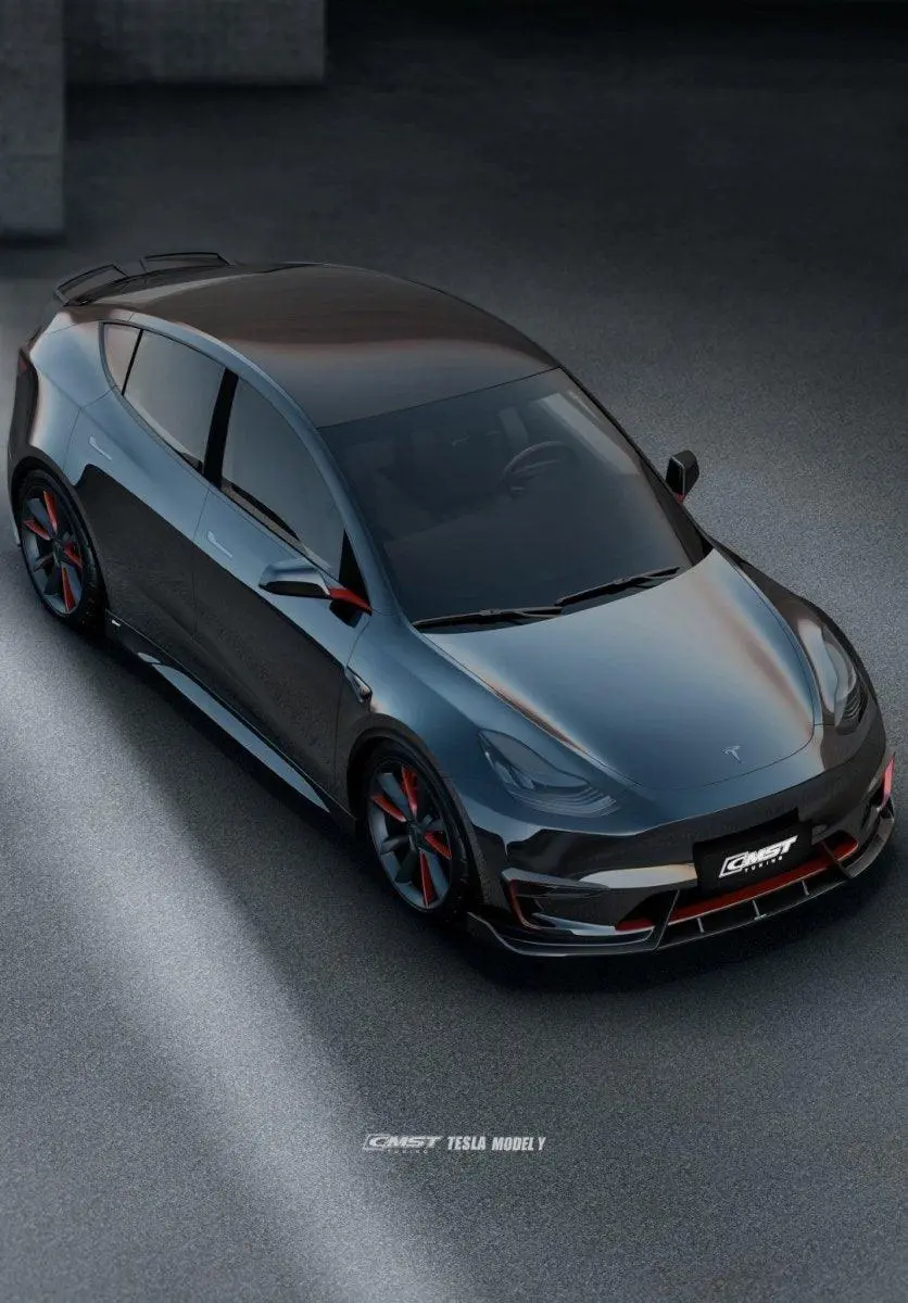 Cmst Tuning Carbon Fiber Side Skirts Ver.4 For Tesla Model Y 2