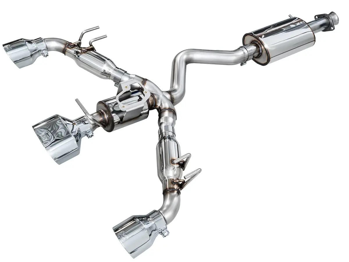 Awe Tuning Touring Edition Exhaust For Gr Corolla - Chrome Tips 2022+ 1