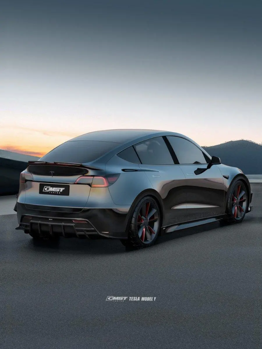 Cmst Tuning Carbon Fiber Side Skirts Ver.4 For Tesla Model Y 3