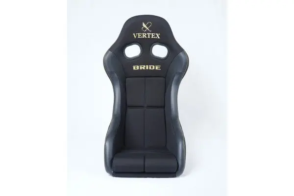 Vertex X Bride Zeta Iv Seat-Black With Gold Logo Super Aramid Carbon Black Shell 1