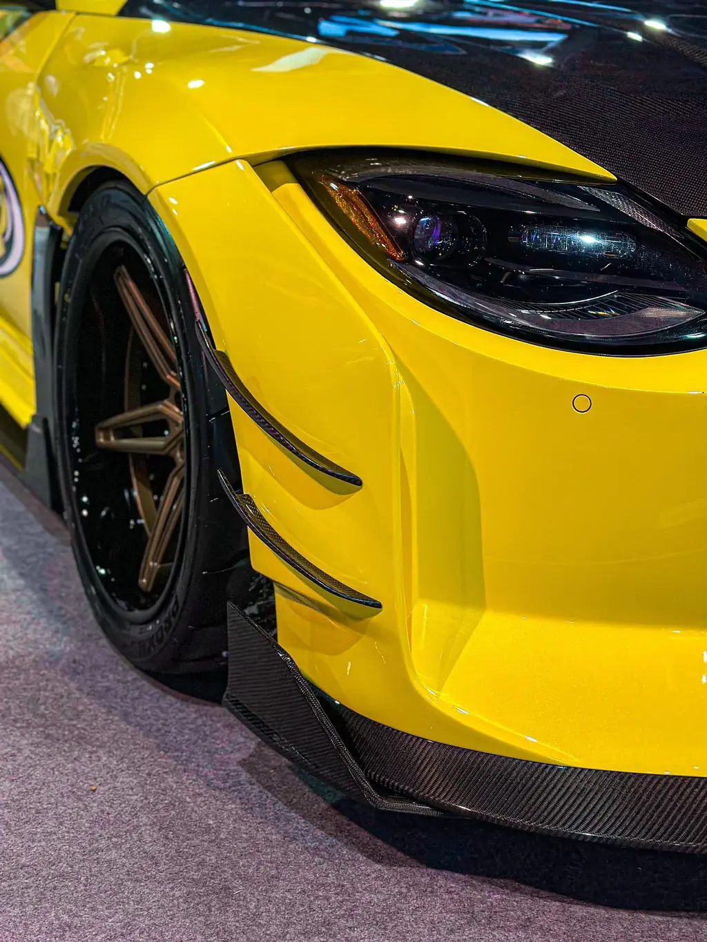 Project Widebody X Cmst Tuning Widebody Front Bumper Canards For Nissan Rz34 Fairlady Z 400Z 2022+ 1